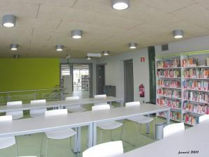 Ansoain biblioteca - sala de lectura