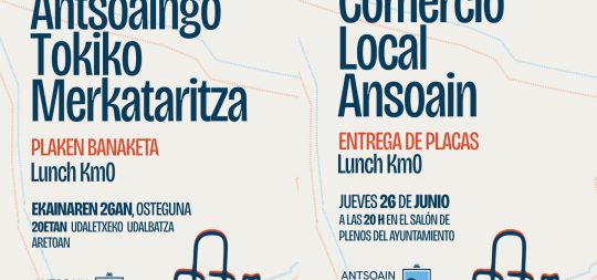 Imagen I. Homenaje. Comercio Local de Ansoáin