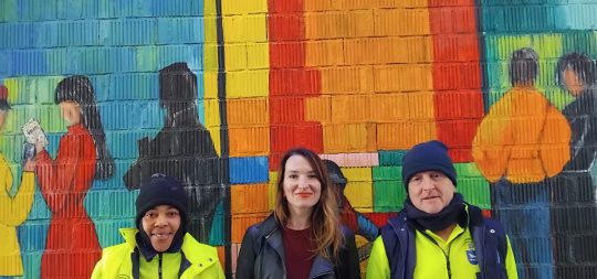 Imagen Udalak eta Oinarrizko Gizarte Zerbitzuak “Ostoki geltokia” arte-proiektu komunitarioa bultzatu dute