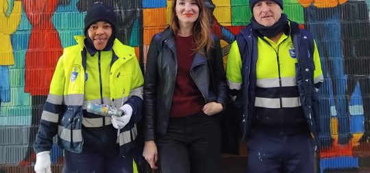 Imagen El Ayuntamiento y el Servicio Social de Base impulsan el proyecto artístico comunitario “Estación Ostoki”