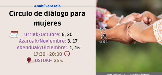 Imagen Círculo de diálogo de mujeres – Tailerra